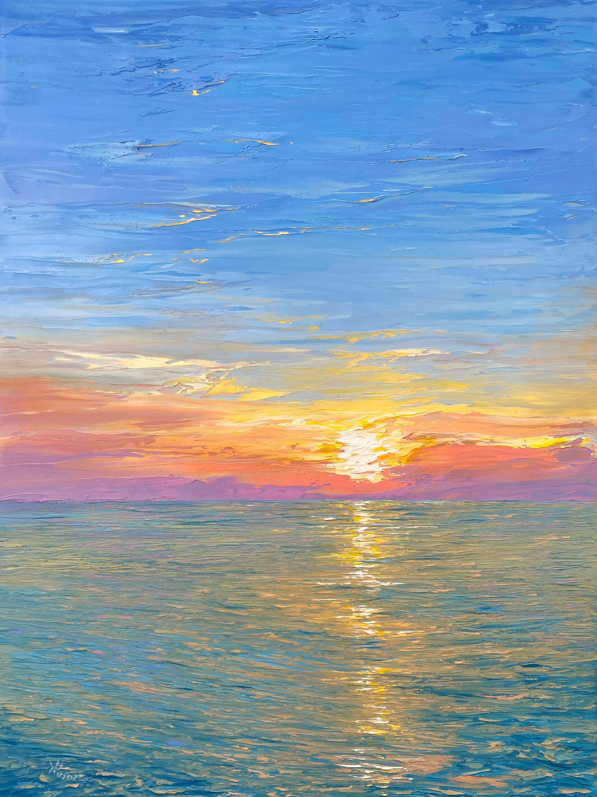 Sunset Over Sea_nguyen Thanh Vu